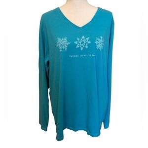 Life Is Good blouse t-shirt women’s size XXL